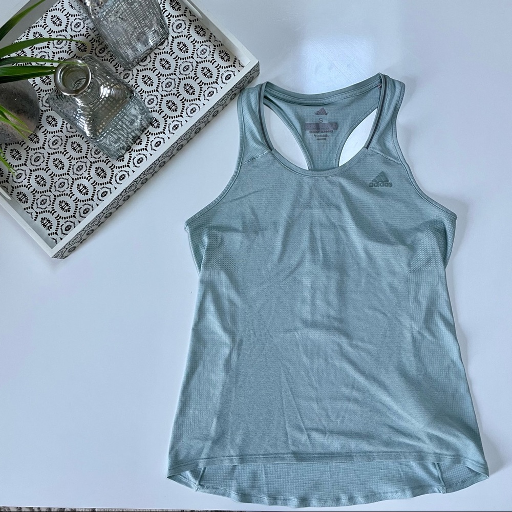 Adidas Blue Athletic Tank Top
